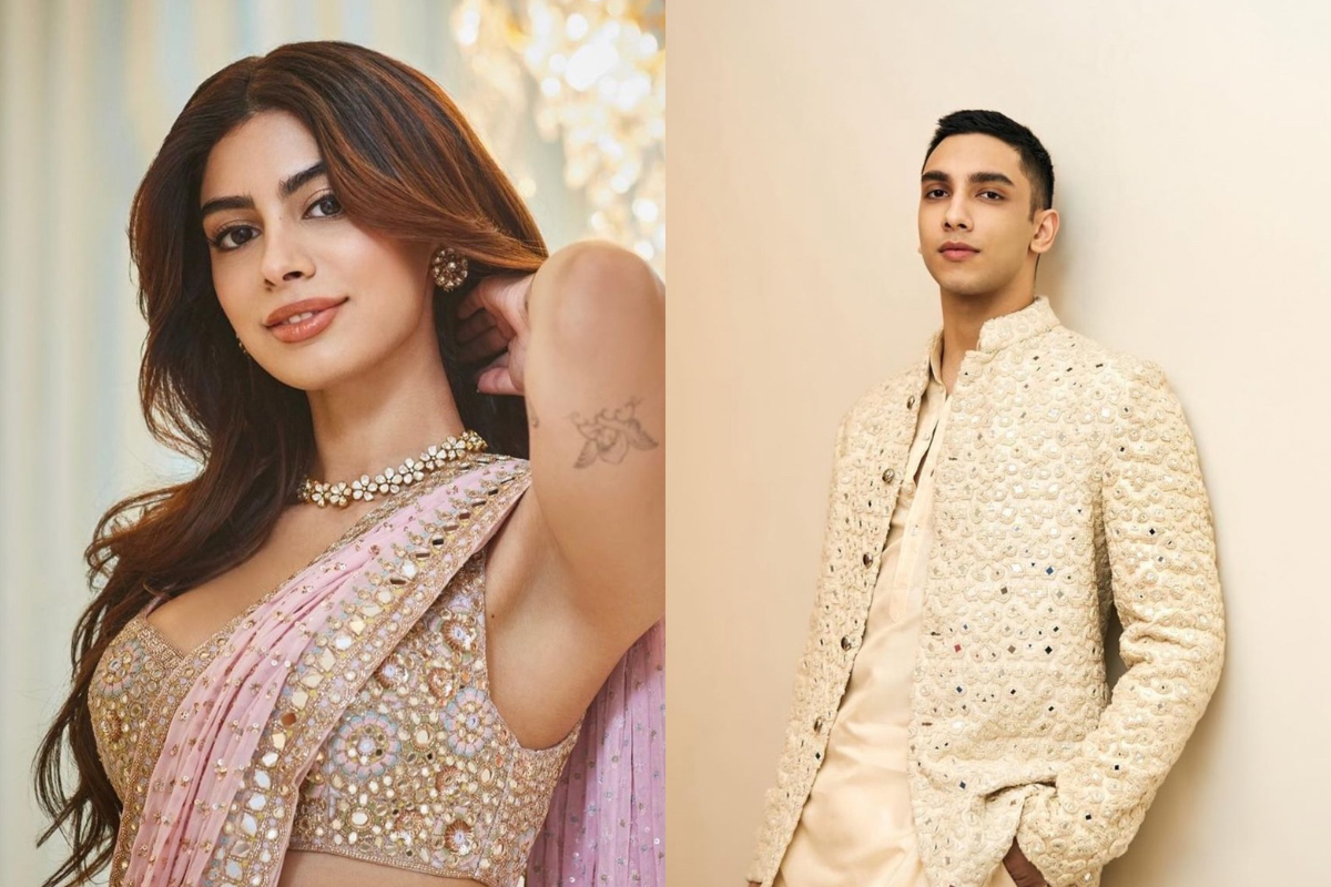 Khushi kapoor and vedang raina