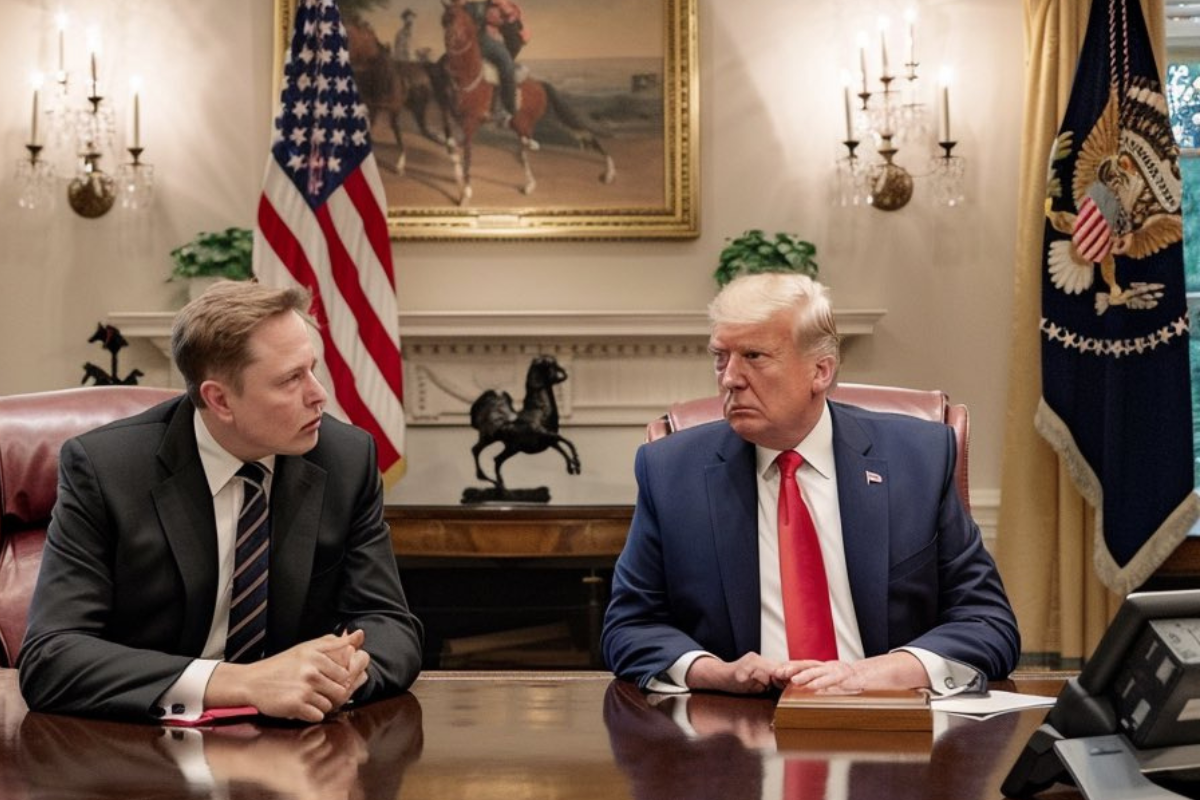 Elon Musk Donald Trump Fight