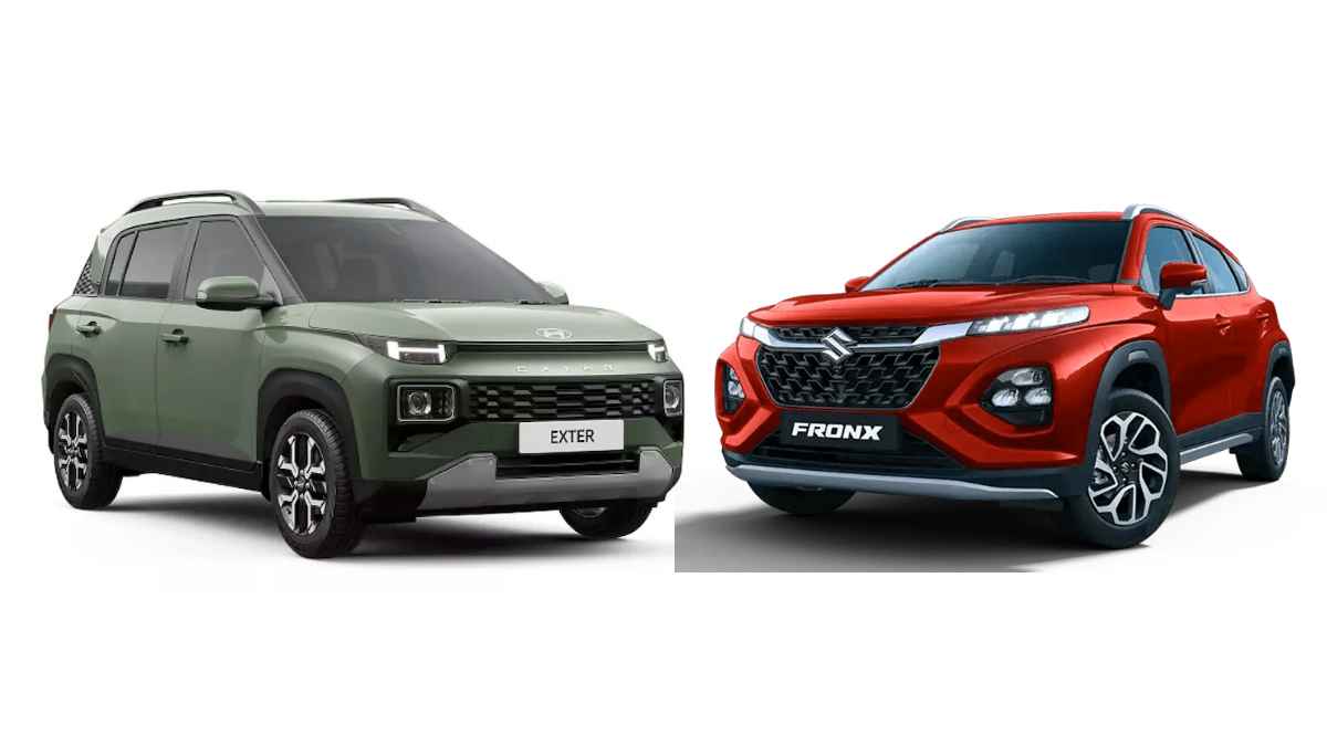 Hyundai Exter CNG vs Maruti Suzuki Fronx CNG