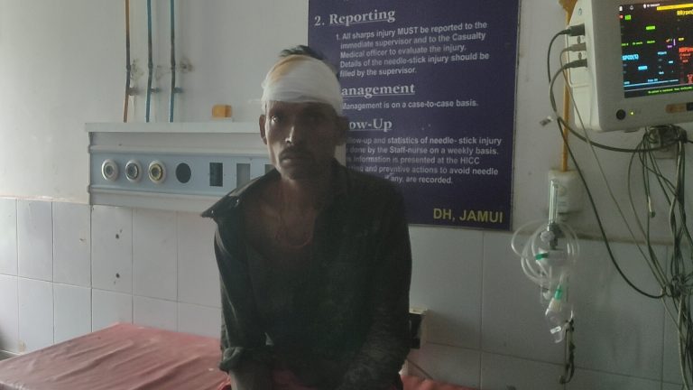 दो लोगों को पीटकर किया घायल