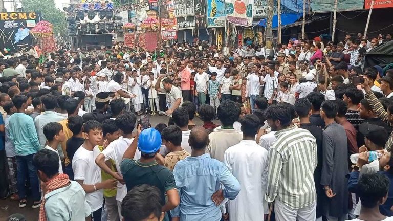 राउरकेला में शांतिपूर्वक निकला मुहर्रम जुलूस,