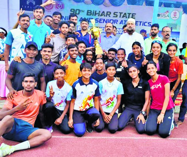 90वीं स्टेट एथलेटिक्स में पटना चैंपियन