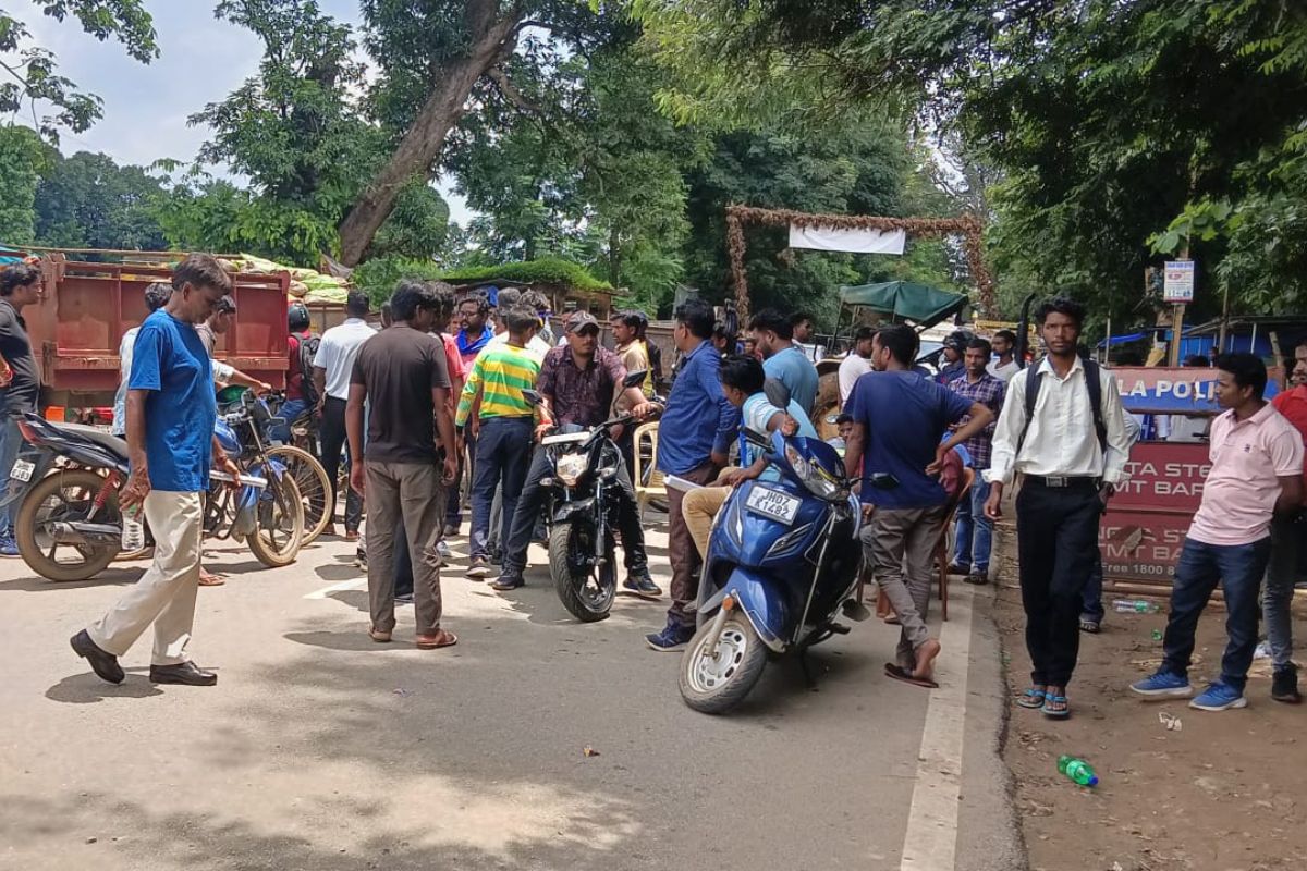 bharat bandh in gumla