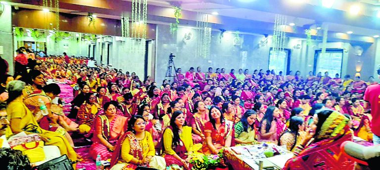 रानी सती दादी के मंगल पाठ में 351 महिलाओं ने हिस्सा लिया