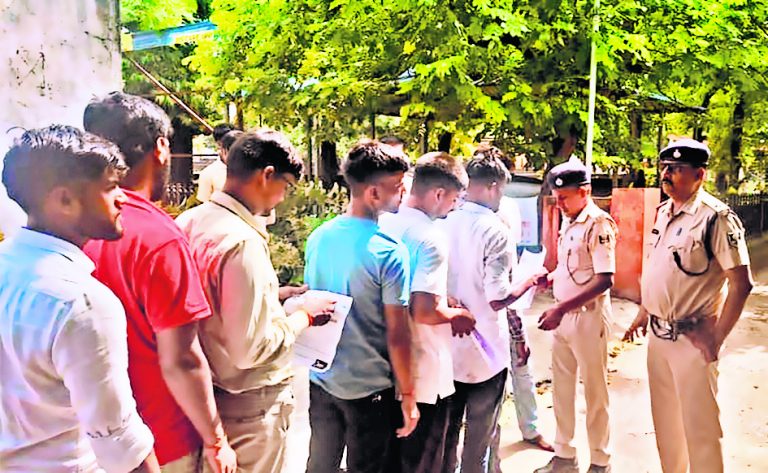 सिपाही भर्ती परीक्षा में 3099 परीक्षार्थी रहे अनुपस्थित