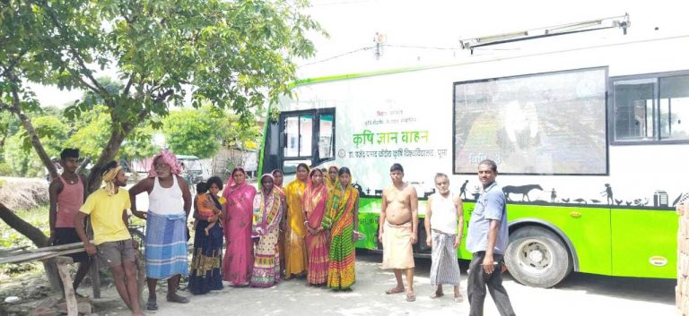 पोषण स्मार्ट गांव अभियान को मजबूत करने निकला कृषि ज्ञान वाहन