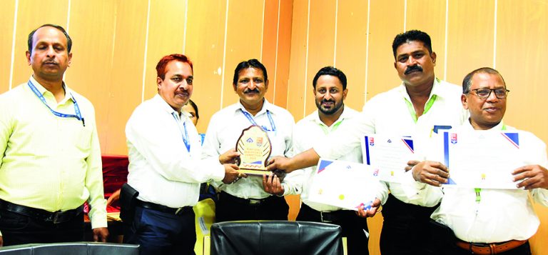 आरएसपी : ऑक्सीजन प्लांट की सृष्टि क्वालिटी सर्किल टीम को मिला स्वर्ण पदक