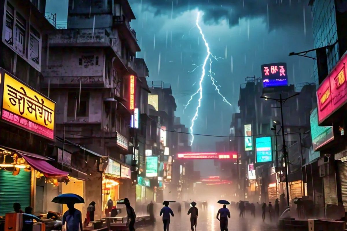 वज्रपात का अलर्ट