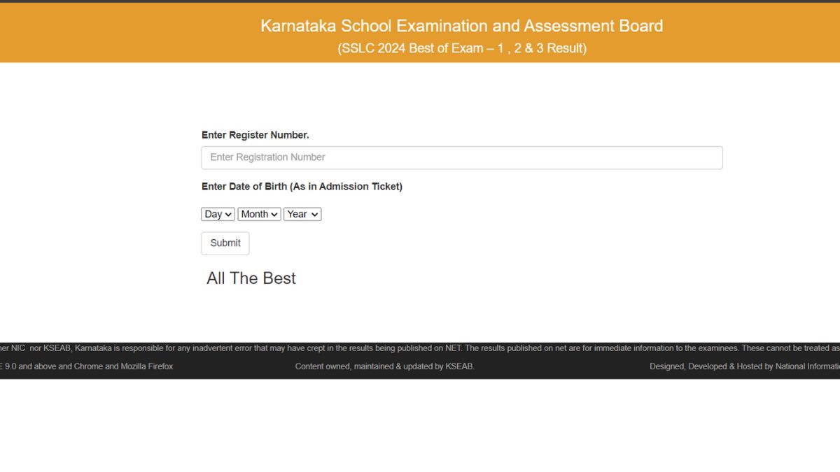Karnataka SSLC exam 3 results 2024 Out