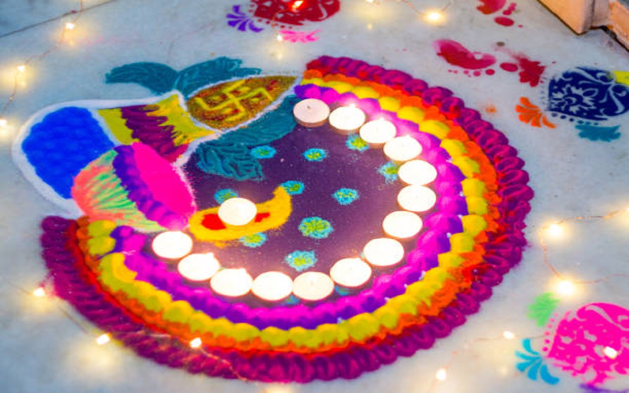 Navratri Rangoli Design