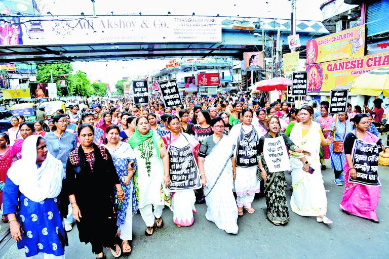 राज्यभर में तृणमूल महिला कांग्रेस का प्रदर्शन