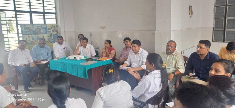केंद्रीय व बिहार टीम के अधिकारियों ने किया निरीक्षण