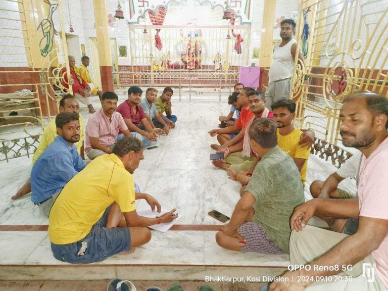 मंदिर सहित पंडाल में लगाये जायेंगे सीसीटीवी कैमरे