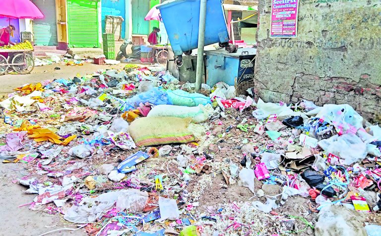 Chhapra News : सफाई में निगम फेल, सड़कों पर लगे कचरे के ढेर
