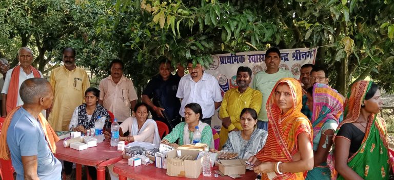 भाजपा ने लगाया सेवा पखवाड़ा शिविर