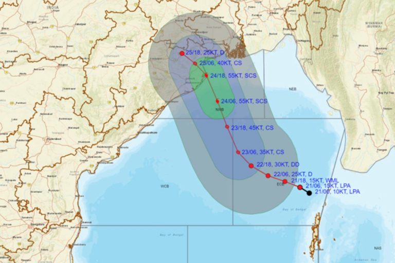 Cyclone Tracker: तबाही मचाने आ रहा चक्रवाती तूफान ‘डाना’, ओडिशा और बंगाल में हाई अलर्ट, झारखंड में भी असर