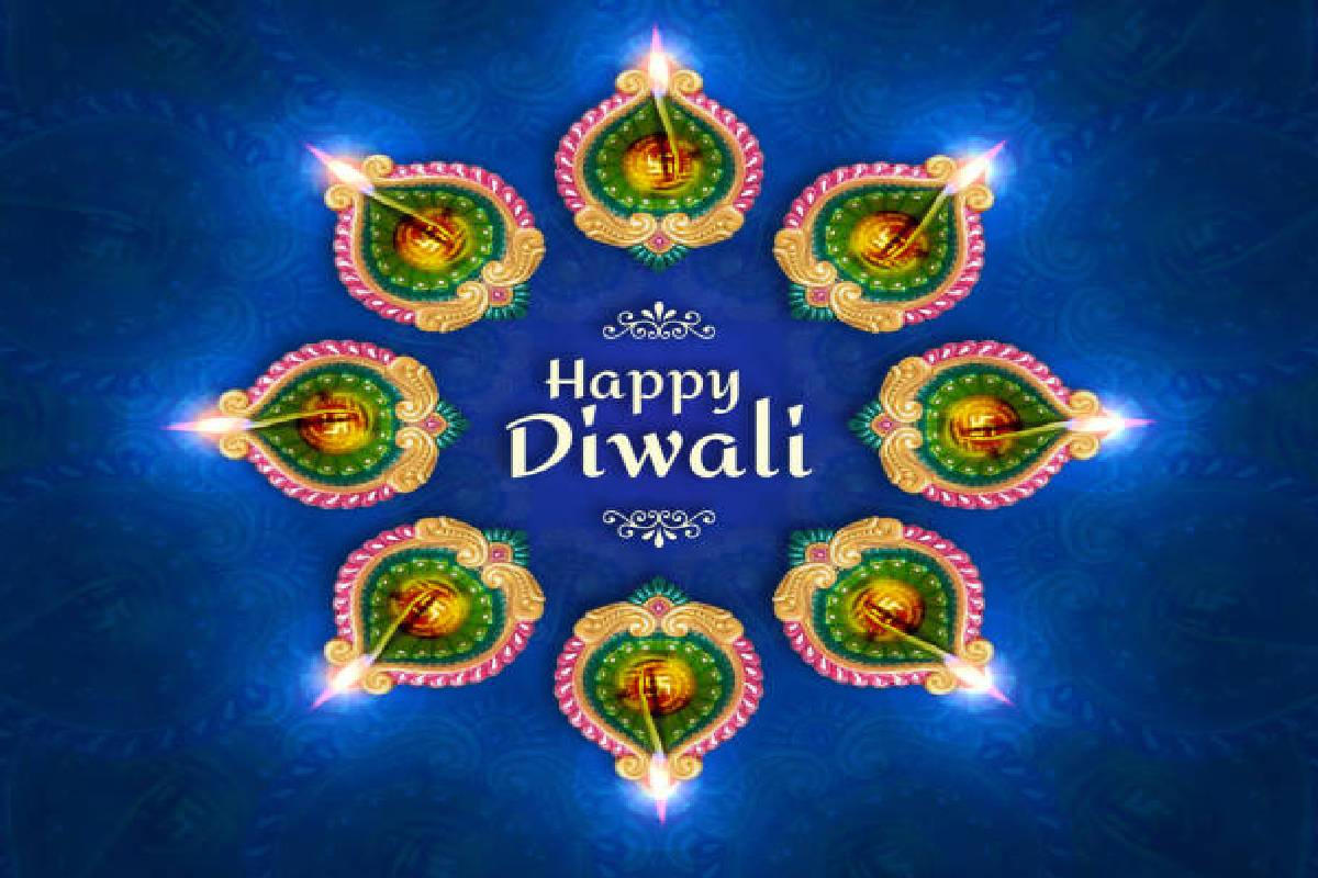 Diwali Diya Rangoli