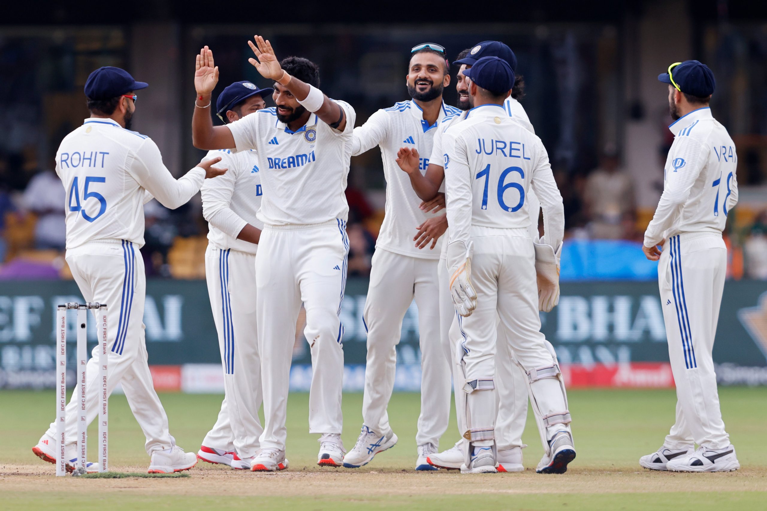 Bumrah gave india first wicket. BCCI/X