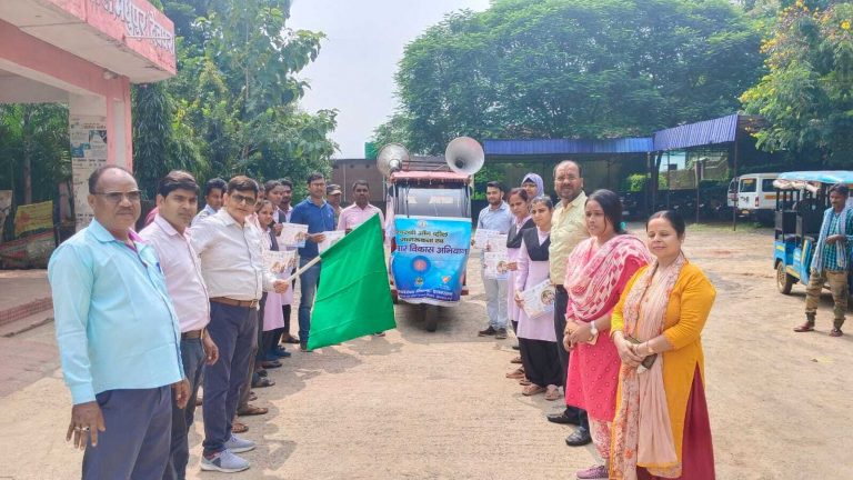 मिशन परिवार अभियान को लेकर सारथी ऑन व्हील्स   जागरुकता रथ को किया रवाना