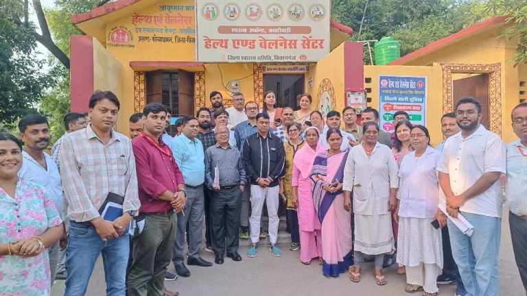 बीएमजीएफ़ की टीम ने जिले के स्वास्थ्य संस्थानों का किया गहन निरीक्षण