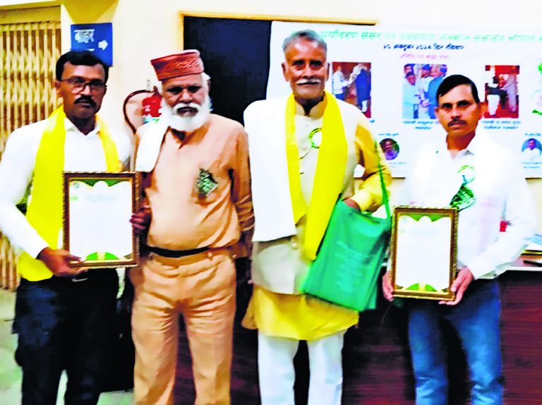 राजपुर के चार पर्यावरण संरक्षकों को मिला पर्यावरण योद्धा सम्मान
