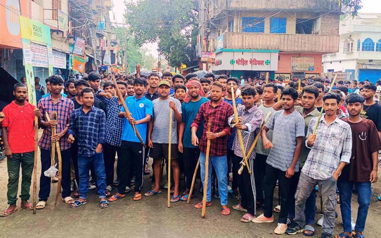 jssc cgl protest dumka news jharkhand