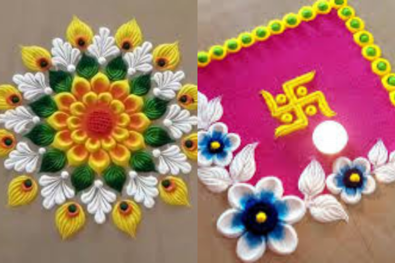 Diwali Rangoli Design: कुछ ऐसे सुंदर रंगोली डिजाइन जिसे बनाने से आपके घर आएंगी मां लक्ष्मी