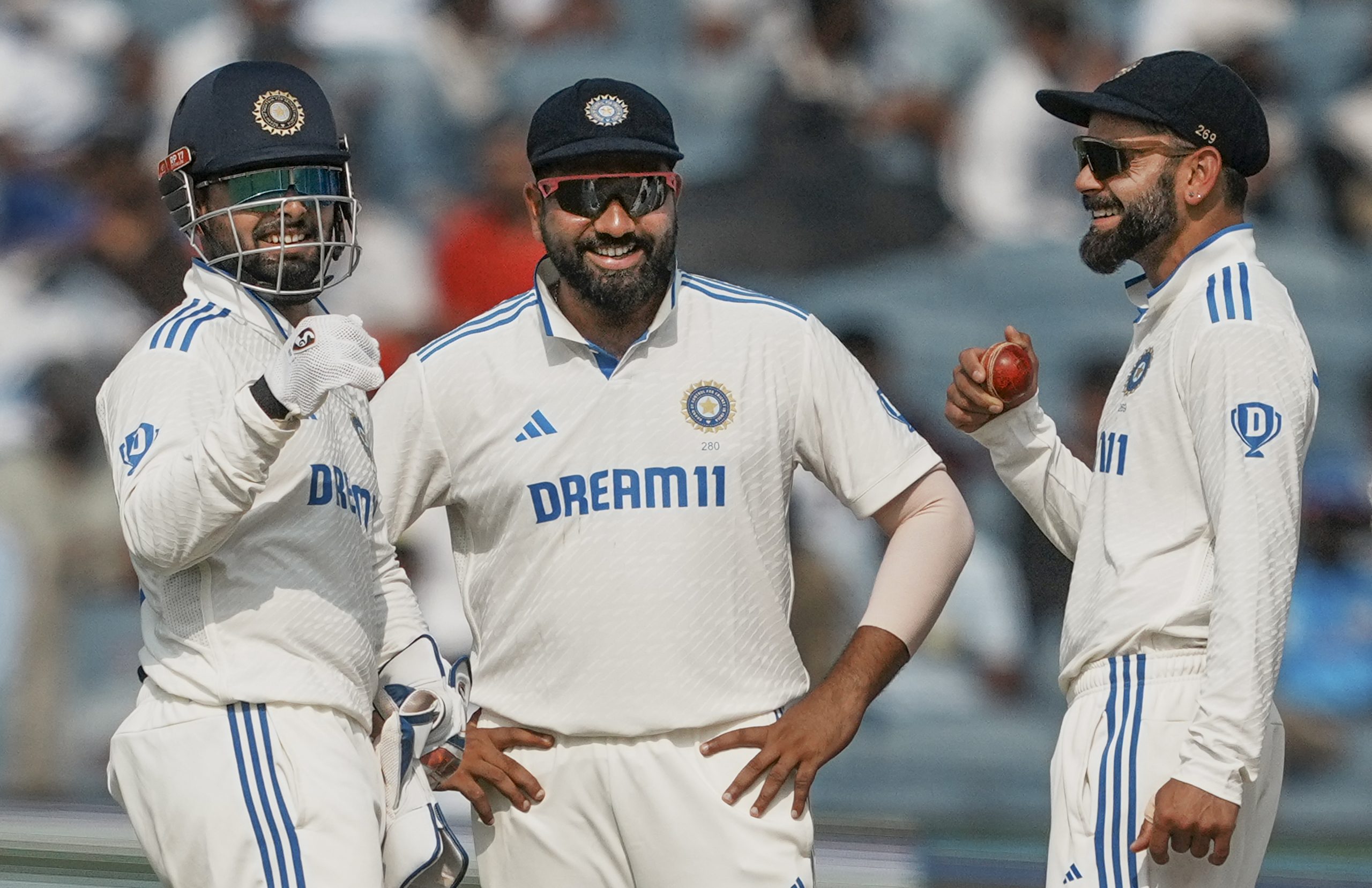 Rohit Sharma, Virat Kohli and Rishabh Pant