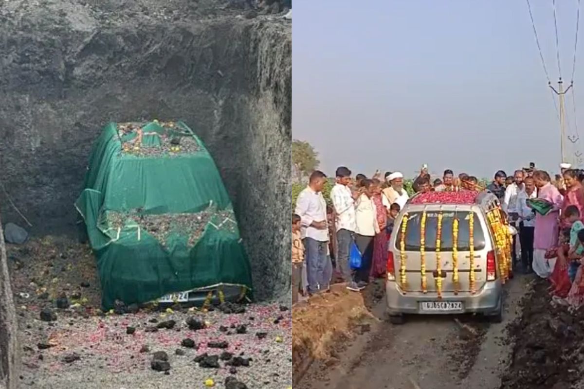 Gujarati family Funeral 12 year old car