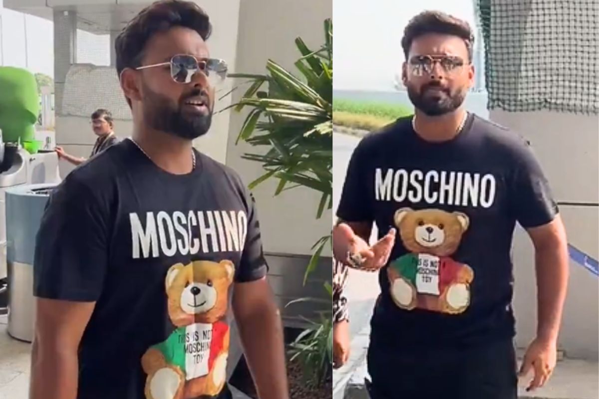 Rishabh Pant in T shirt
