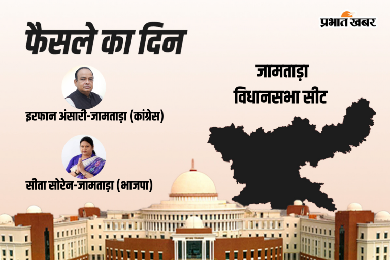 Jamtara Vidhan Sabha Result 2024 :  जामताड़ा सीट पर सीता मुर्मू पीछे, इरफान अंसारी आगे