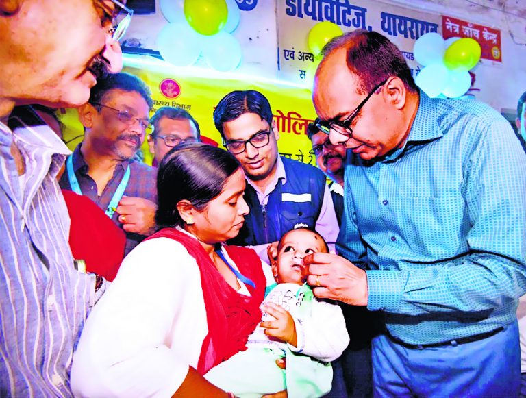 Patna News : पांच दिनों में 8.22 लाख से अधिक बच्चों को पिलायी जायेगी पोलियो ड्रॉप