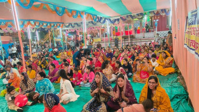 Darbhanga News: श्यामा नामधुन नवाह संकीर्तन में जुटने लगे श्रद्धालु