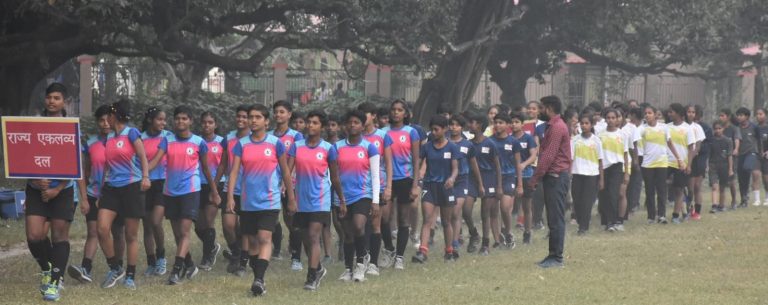 राज्य स्तरीय हॉकी प्रतियोगिता के पहले दिन एकलव्या और पटना की टीम विजयी