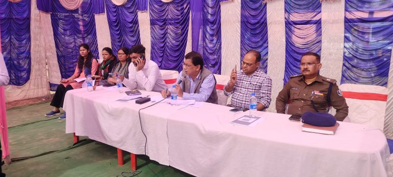 मतदान व मतगणना को लेकर बैठक