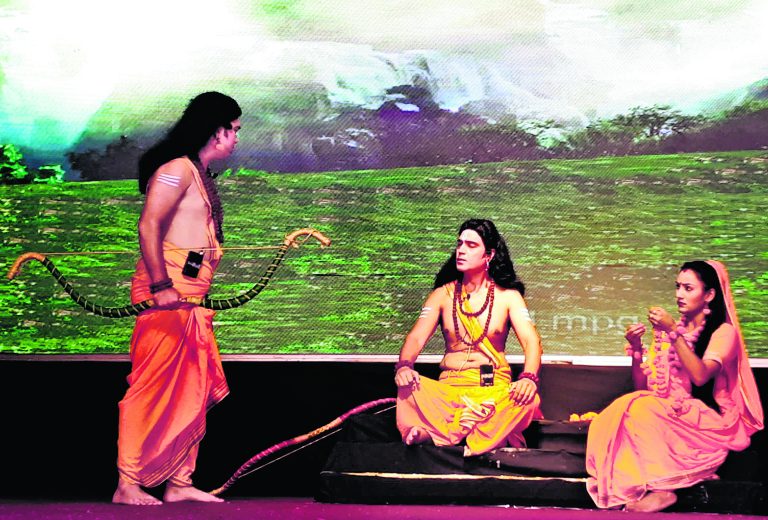 sonpur mela : सोनपुर में सांस्कृतिक संगम की ओर से रामायण मंचन का हुआ आयोजन