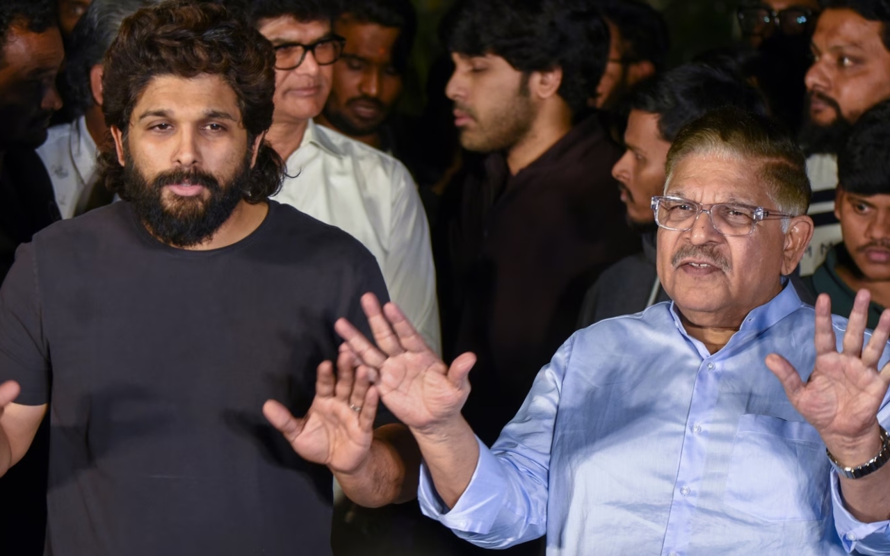 Allu Arjun father reaction on his House Attack