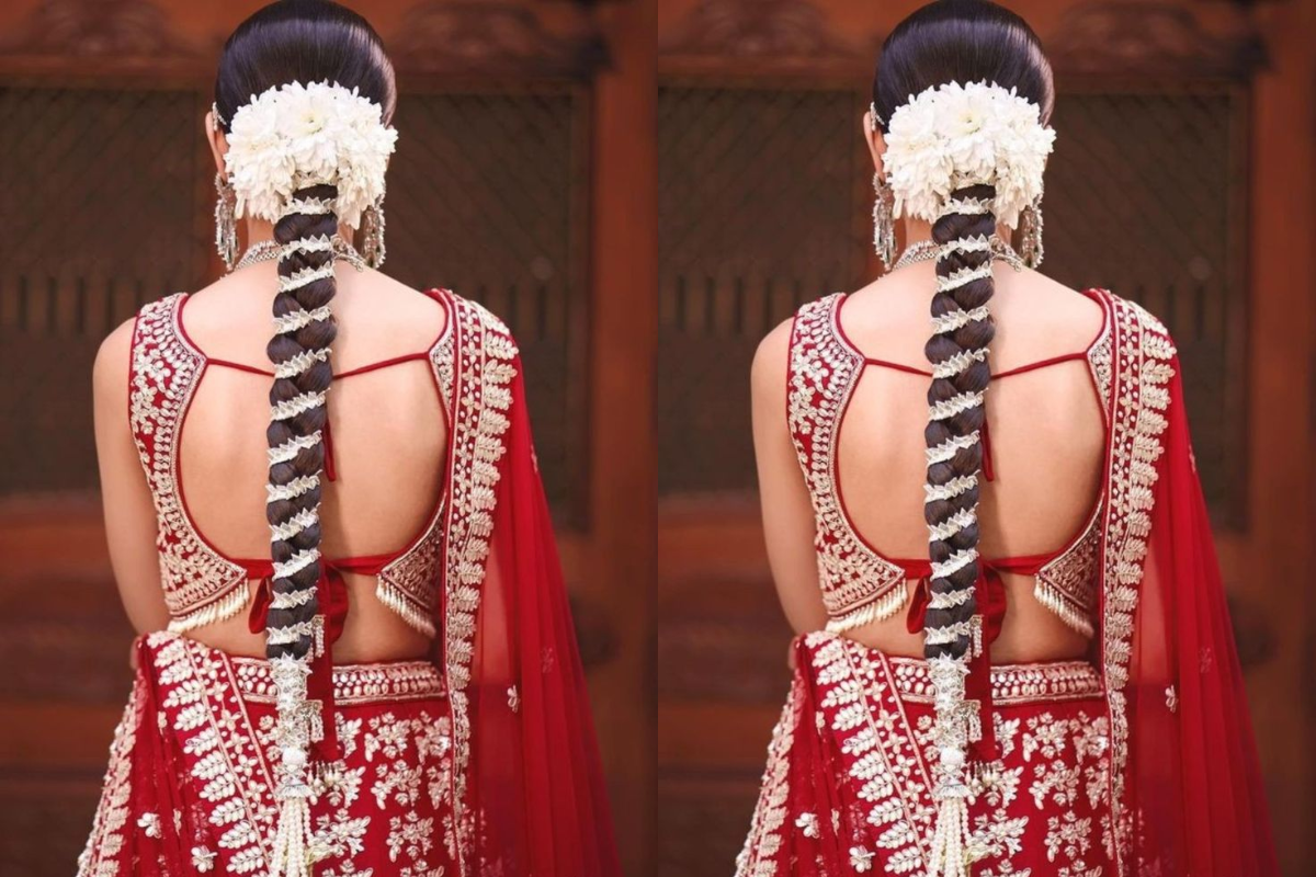 Gajra Hairstyle for Bride
