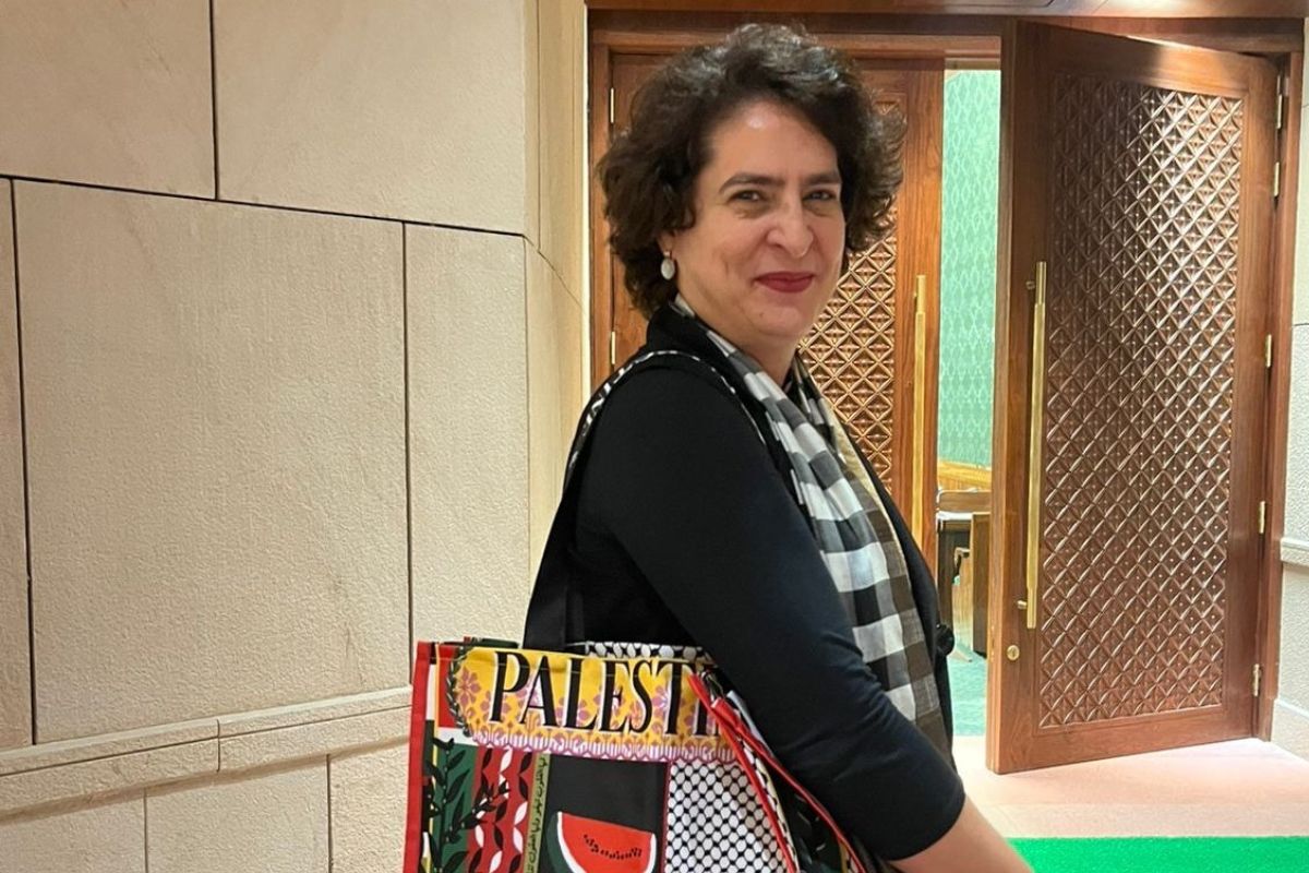 Priyanka Gandhi Palestine Bag
