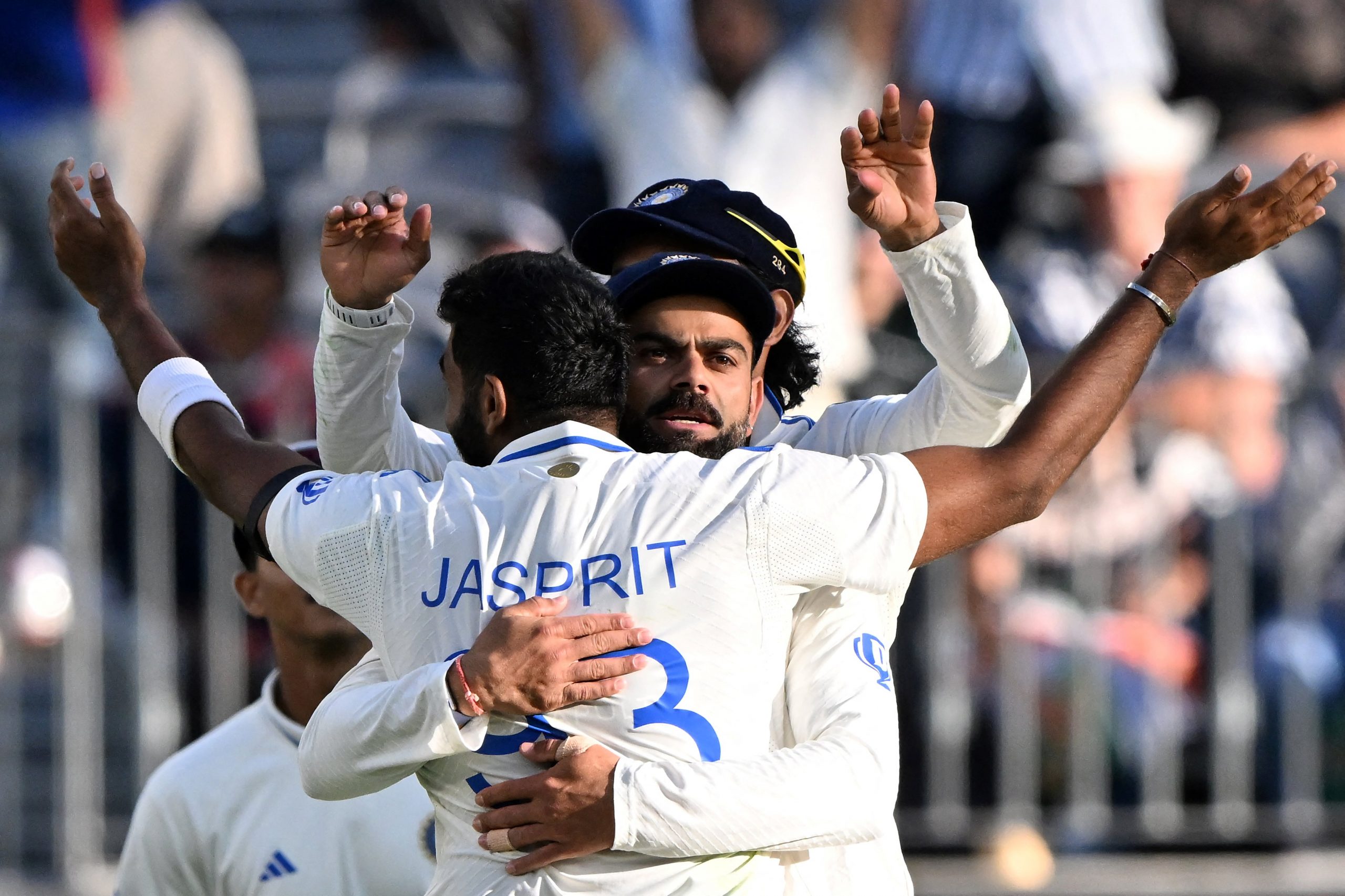 Virat Kohli and Jasprit Bumrah