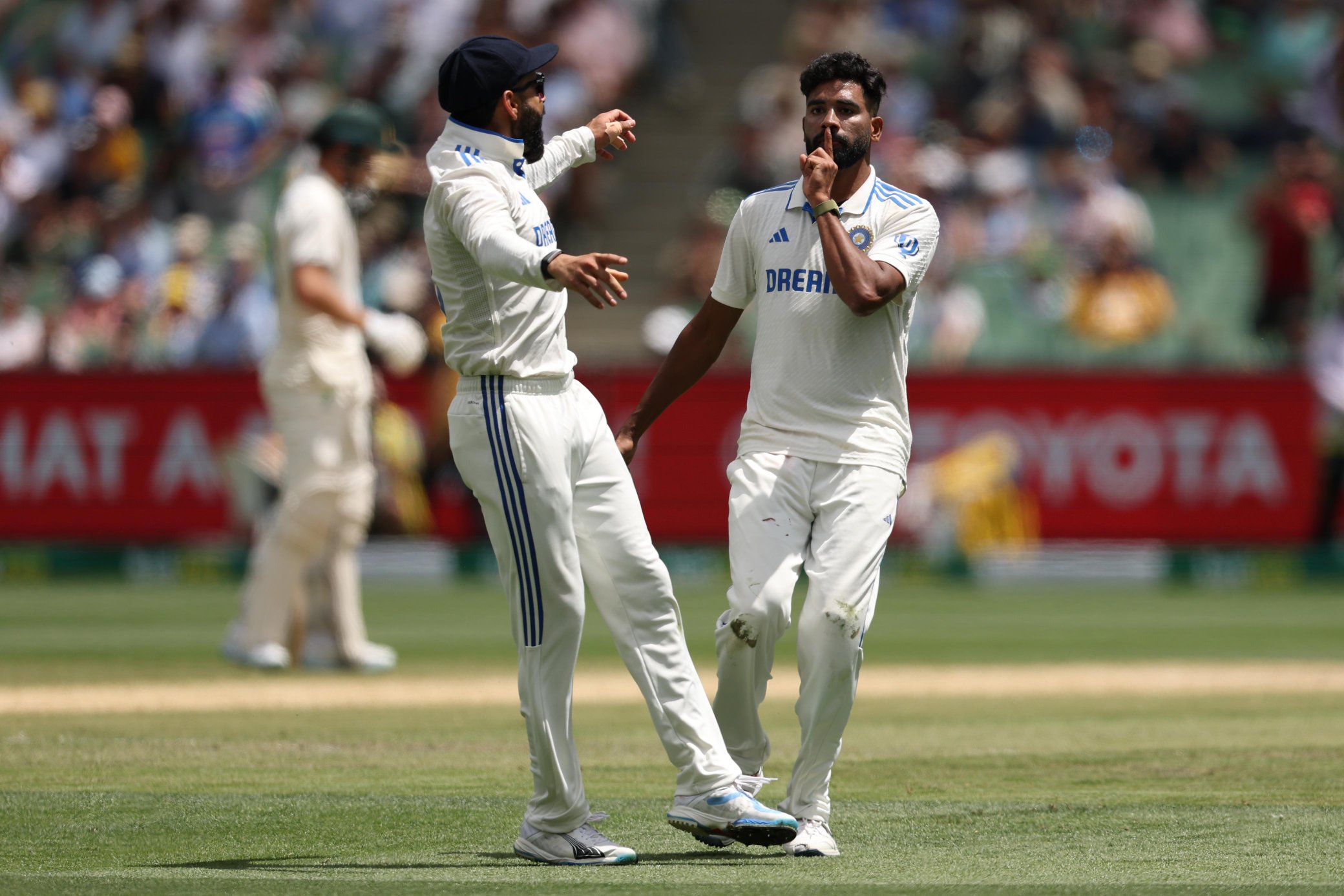 India vs Australia: Virat Kohli and Mohammed Siraj
