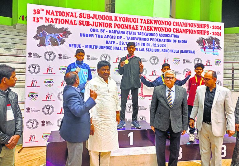 राष्ट्रीय सब जूनियर ताइक्वांडो में बिहार ने एक स्वर्ण समेत चार पदक जीते
