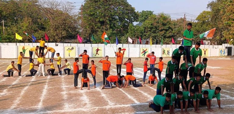 वार्षिक खेल दिवस पर बच्चों ने किया अपनी प्रतिभा का प्रदर्शन