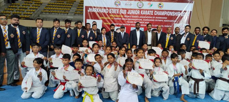 Karate: सब जूनियर झारखंड स्टेट कराटे चैंपियनशिप संपन्न