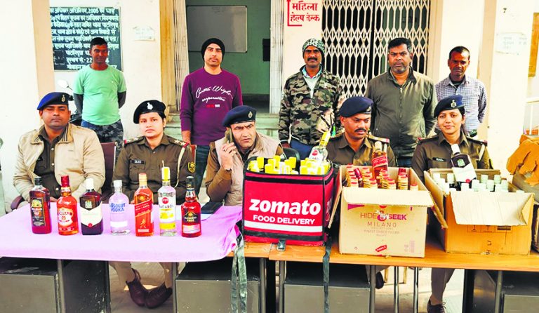 चार लाख की विदेशी शराब बरामद