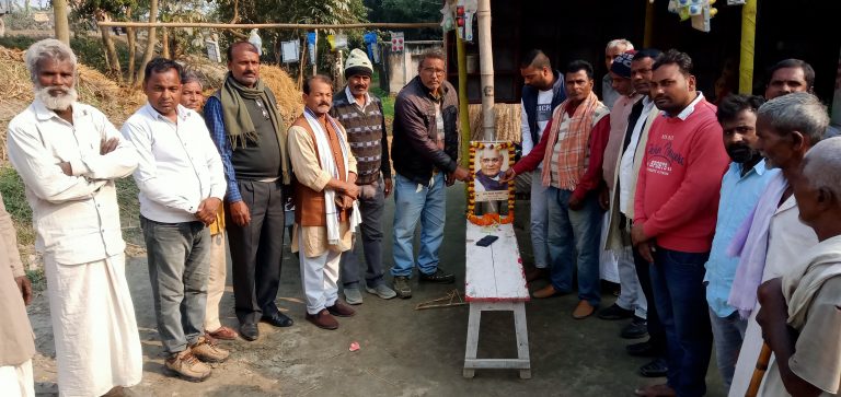 पिपराखुर्द व मुरली पंचायत में मनायी गयी पूर्व पीएम की जयंती