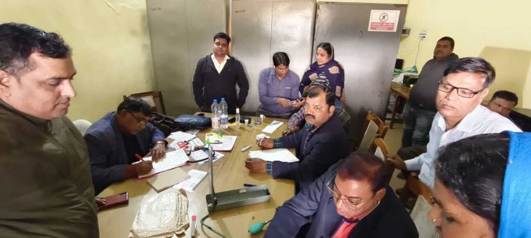 निशुल्क शिविर में 150 लोगों के स्वास्थ्य की हुई जांच