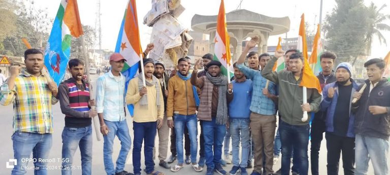 सरकार की तानाशाही की चरम सीमा को प्रदर्शित कर रहा है लाठीचार्ज :  जिलाध्यक्ष