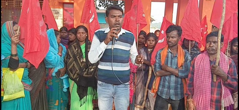 भाकपा माले ने महाजुटान रैली को लेकर निकाली जन संवाद यात्रा