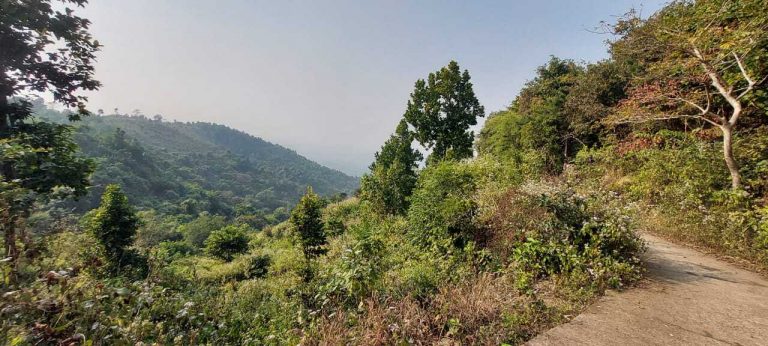 पहाड़ी व घाटियों के बीच ले रहे पिकनिक का आनंद